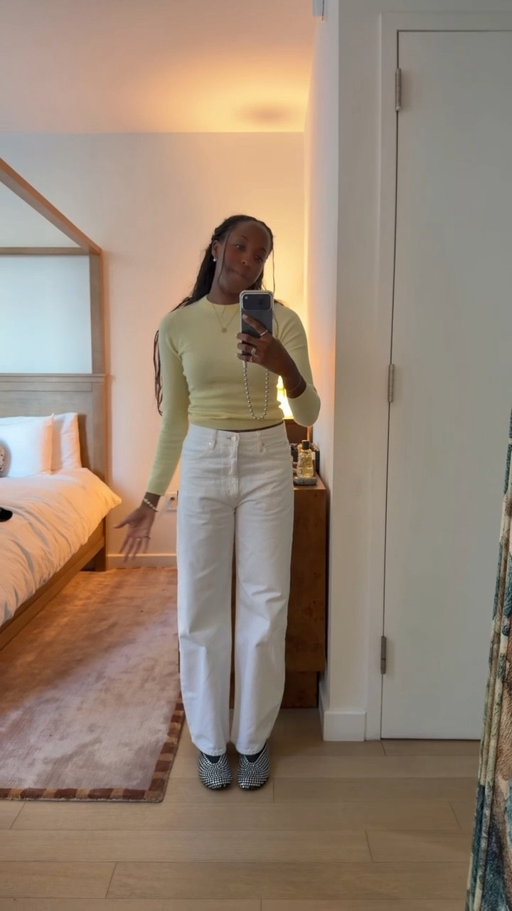 Try-on of Frame “The Bow” jeans! Always wearing my frame bubble jeans but these are a different version that i love!

#LTKootd #LTKgrwm