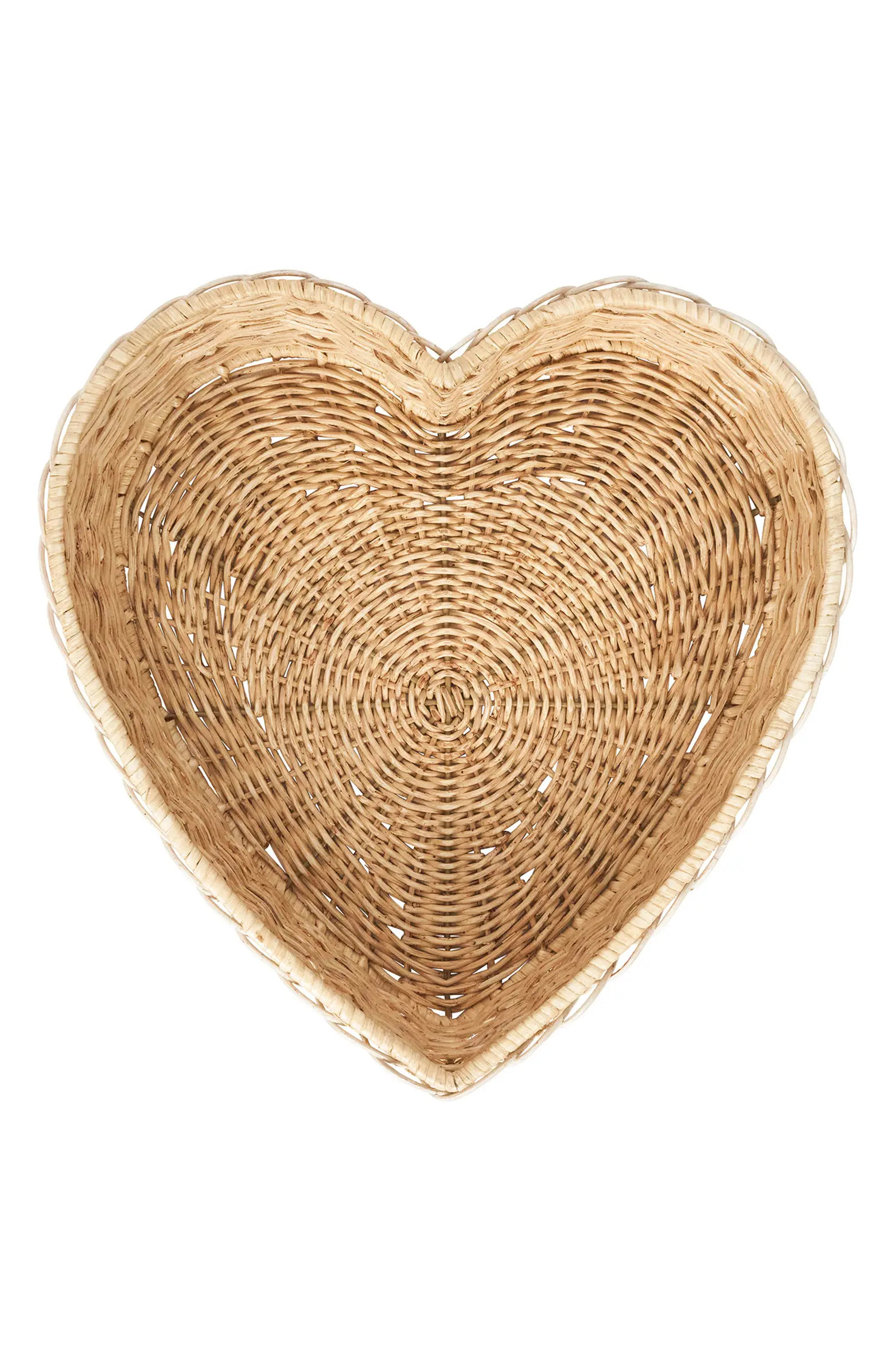 Provence Rattan Heart Tray | Nordstrom