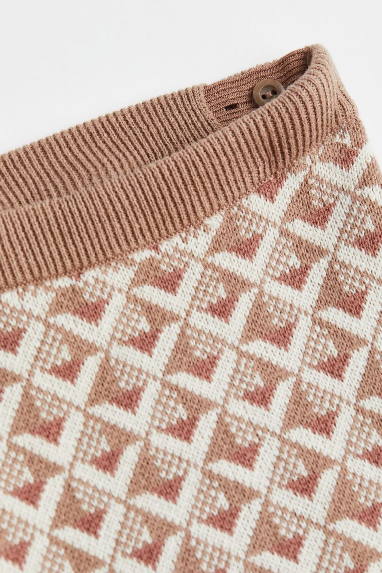 Jacquard-knit Cotton Leggings | H&M (US + CA)