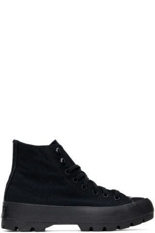 Converse - Black Chuck Taylor All Star Lugged High Sneakers | SSENSE