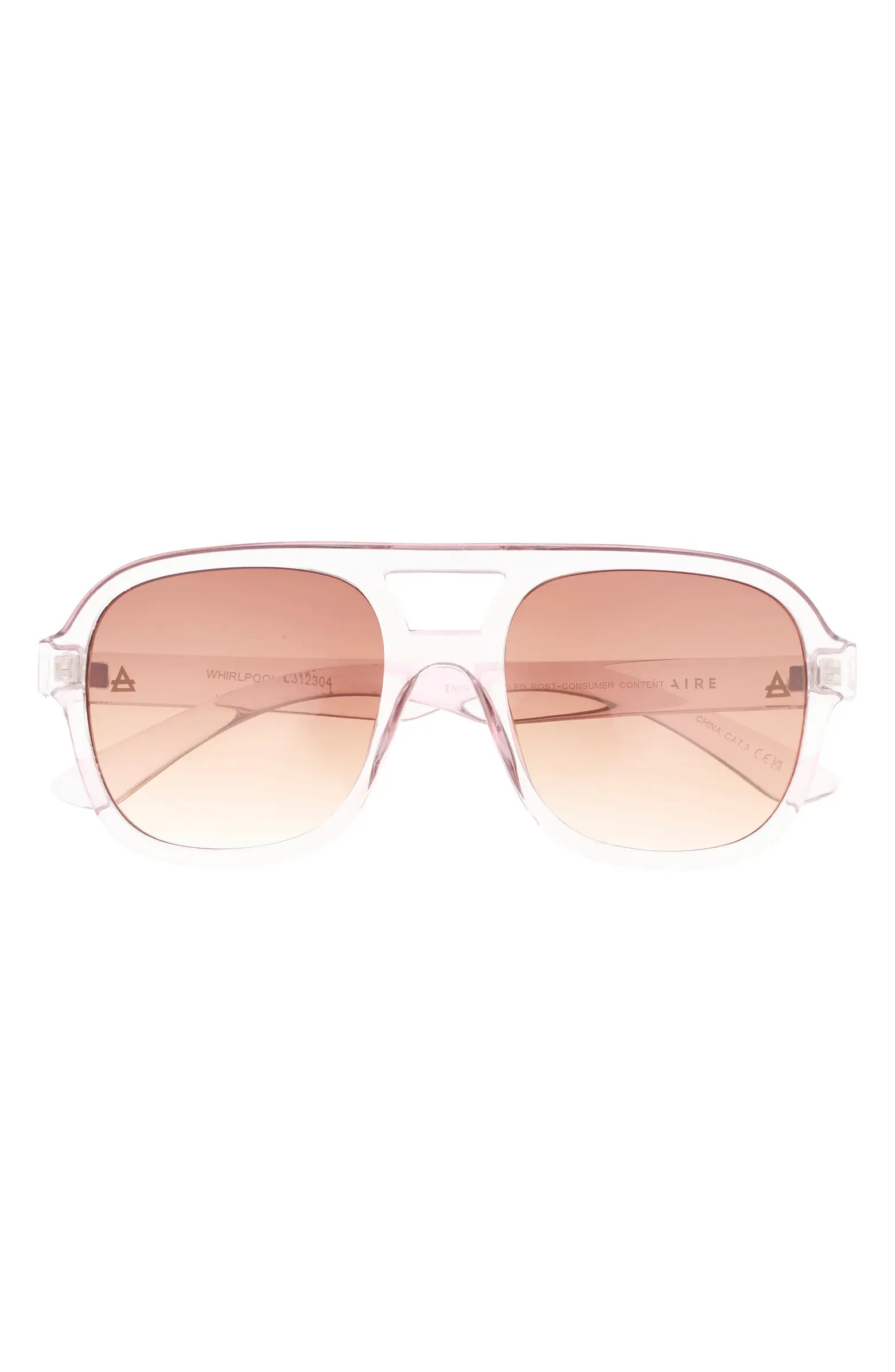Whirlpool 53mm Aviator Sunglasses | Nordstrom
