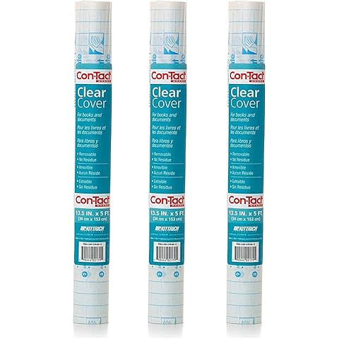 Con-Tact Brand Creative Clear Covering, Versatile and Self-Adhesive Shelf Liner, Semi-Transparent... | Amazon (US)