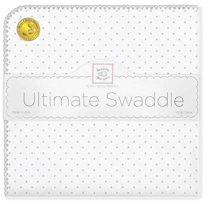 SwaddleDesigns Large Receiving Blanket, Ultimate Swaddle for Baby Boys, Girls, Softest US Cotton ... | Amazon (US)