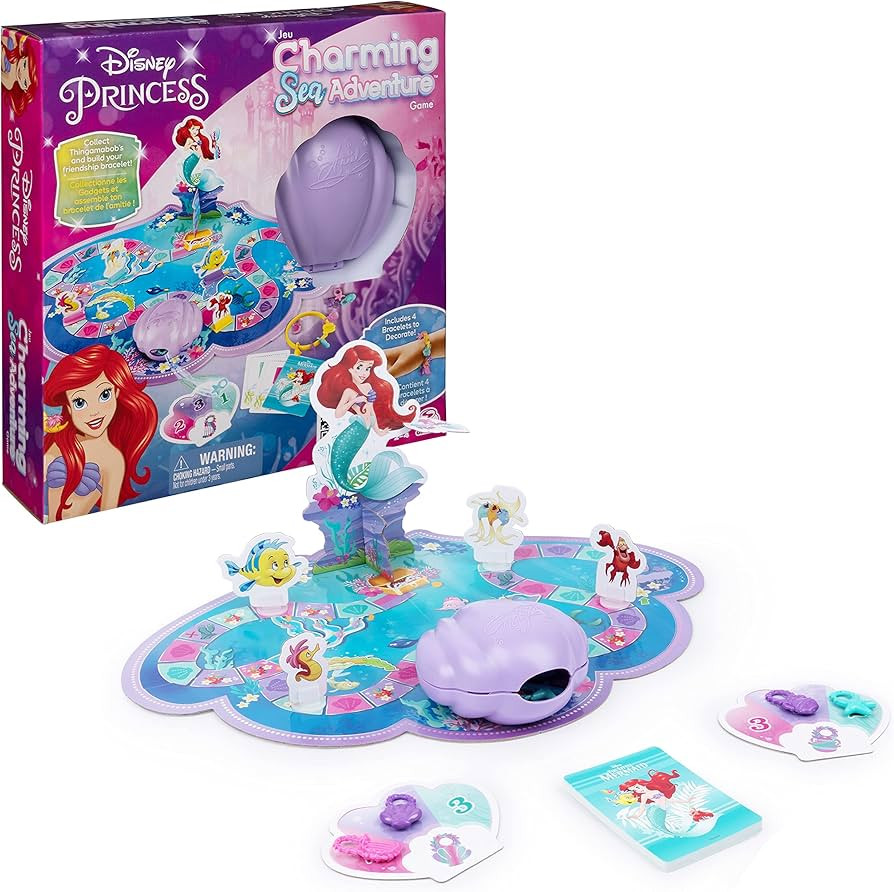 Disney Princess, Charming Sea Adventure Board Game Little Mermaid Toys Featuring Ariel & Friends ... | Amazon (US)