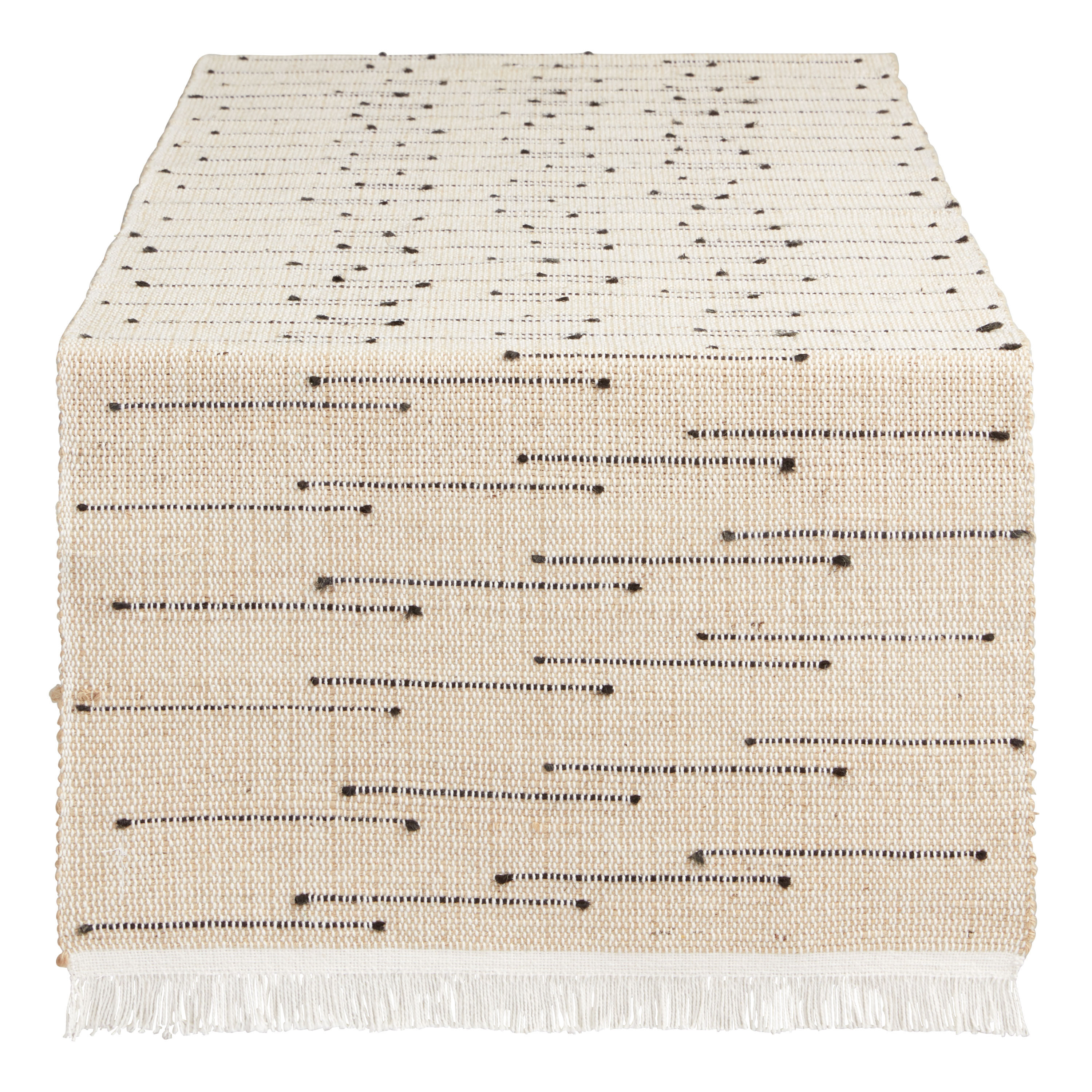 Arusha Black Dot Table Runner - World Market | World Market