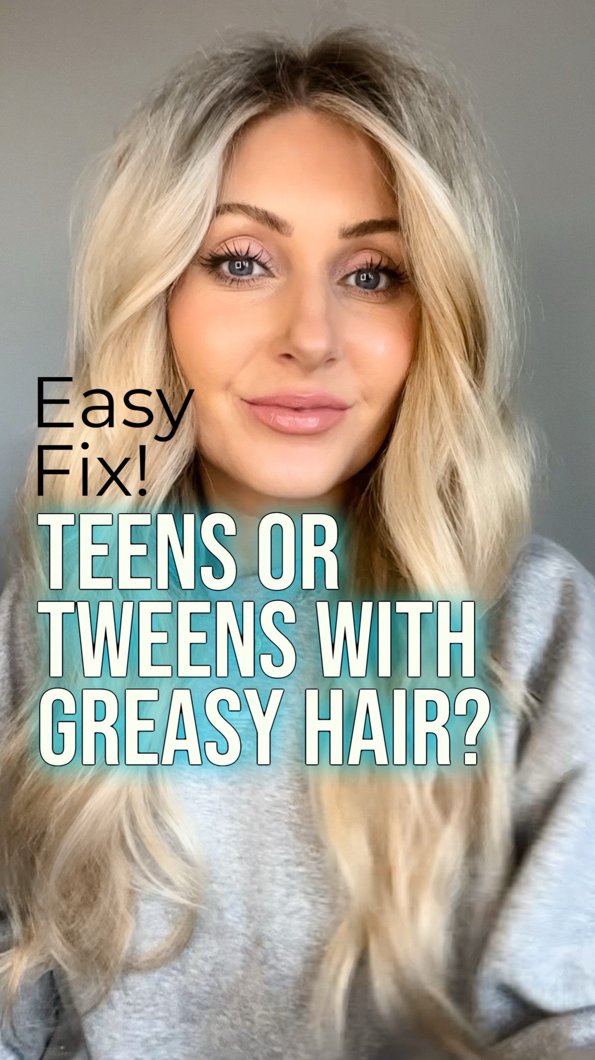 GREASY HAIR FIX? “ME” Yes, it takes 30 minutes & it’s so worth it!!! If you, your teen or tween have greasy (sometimes smelly) hair even after washing it, THIS WILL FIX IT! 💯 

This technique removes sebum and/or shampoo buildup without drying out the scalp. That greasy build up is really stuck to the hair & it’s hard to get off. Detox shampoos don’t work for this. They dry out the scalp & the scalp will produce more oil. This method gets the buildup off & protects the scalp:) 

1️⃣ **Prep & Rinse:** Start by soaking your hair with very warm (NOT HOT) water for at least a minute to soften sebum & saturate the hair. Apply shampoo, massage your scalp for a full minute, and rinse thoroughly. Move & lift your hair as you rinse to ensure every area is clean. 

2️⃣ **Deep Cleanse:** Shampoo again, ensuring full scalp coverage (don’t forget behind the ears & the crown). Use twice the amount of shampoo than you normally would. Massage for one minute, then leave the shampoo on for 10 minutes. Make sure allis covered with shampoo! Rinse VERY thoroughly. 

3️⃣ **Final Wash:** One more round of shampoo! Massage for one minute, let it sit for five minutes, & rinse for at least two minutes—really take your time here. Finish with conditioner & rinse well. 

✨ Use this method about once a month or whenever build-up appears. Your hair & scalp will be refreshed, lightweight, and perfectly clean!!! 

I’ve been a stylist for 25 yrs & came up with this system when I was a new stylist. I did’t have a clientele so I got a lot of teens & tweens in my chair:) SO many had this smelly build up & they said their has was clean! I knew they felt embarrassed:( I found that softening the build up was the best way to get it off & eventually found that this shampoo is the best for it!!! I have had SO many texts & messages over the yrs thanking me for this tip. Lots of happy tears too because this can be so embarrassing for teens. Happy tears from moms too! They think they hair have oily hair, it’s just build up 99% of the time! And there’s an easy (30 minute, lol) solution!🥰

#hairtutorial #hairideas #hairtips #beautytips #greasyhair #oilyhair #cosmetologist #hairstylist #hairhacks