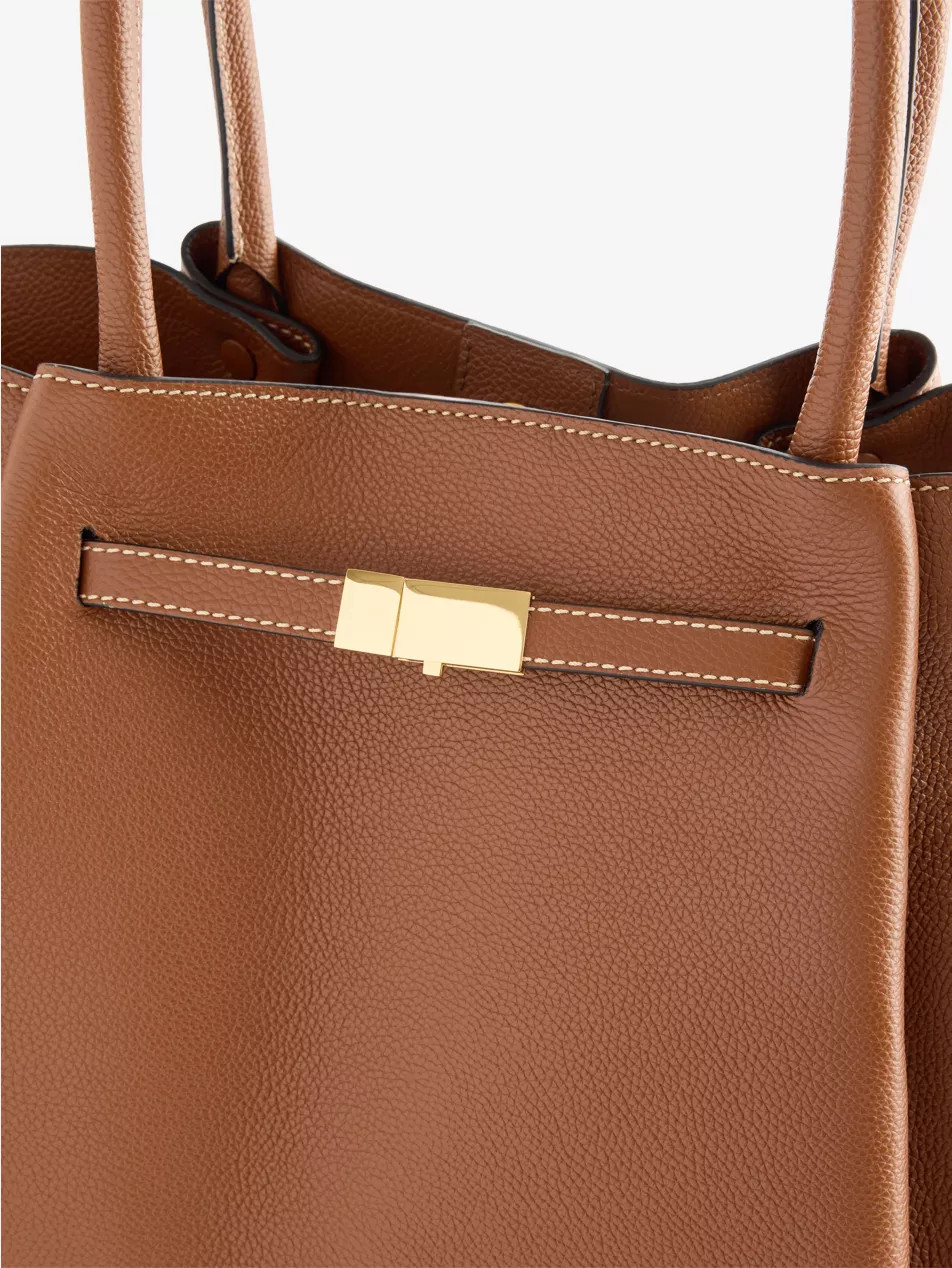 New York leather tote bag | Selfridges
