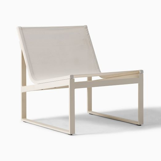 Telluride Aluminum Outdoor Textilene® Lounge Chair | West Elm (US)