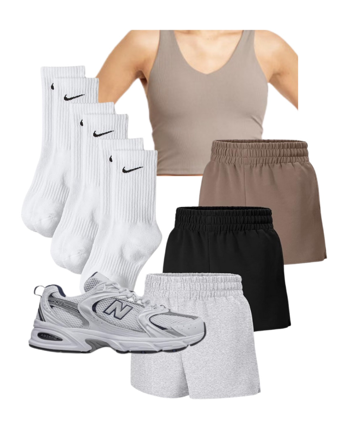 Comfy everyday basics, my go to mom uniform. Crew socks and dad sneakers with sweat shorts 🫶🏼

#LTKStyleTip #LTKFindsUnder50 #LTKActive