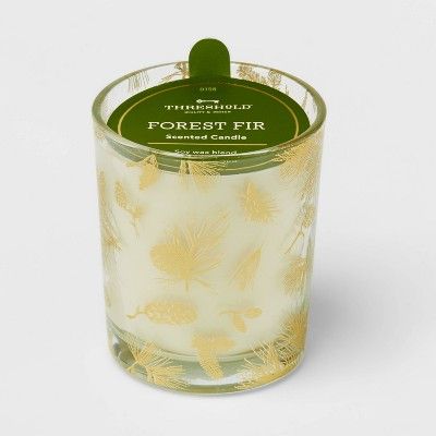 Mini Forest Fir Gold Shrink Wrap Candle - Threshold™ | Target