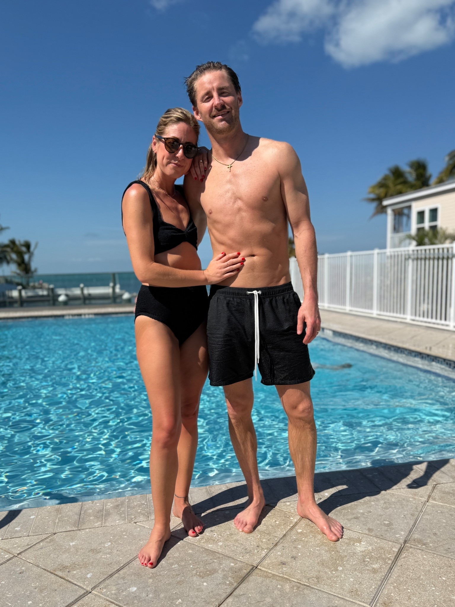 Hubby & I’s favorite black swim