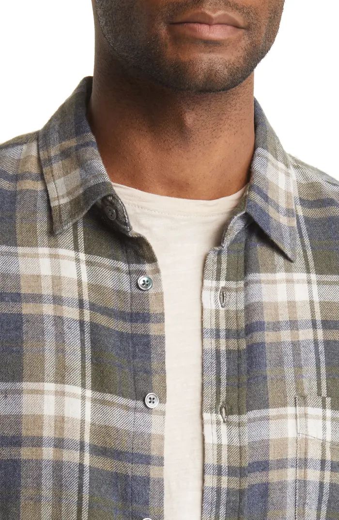 Rails Lennox Relaxed Fit Plaid Cotton Blend Button-Up Shirt | Nordstrom | Nordstrom