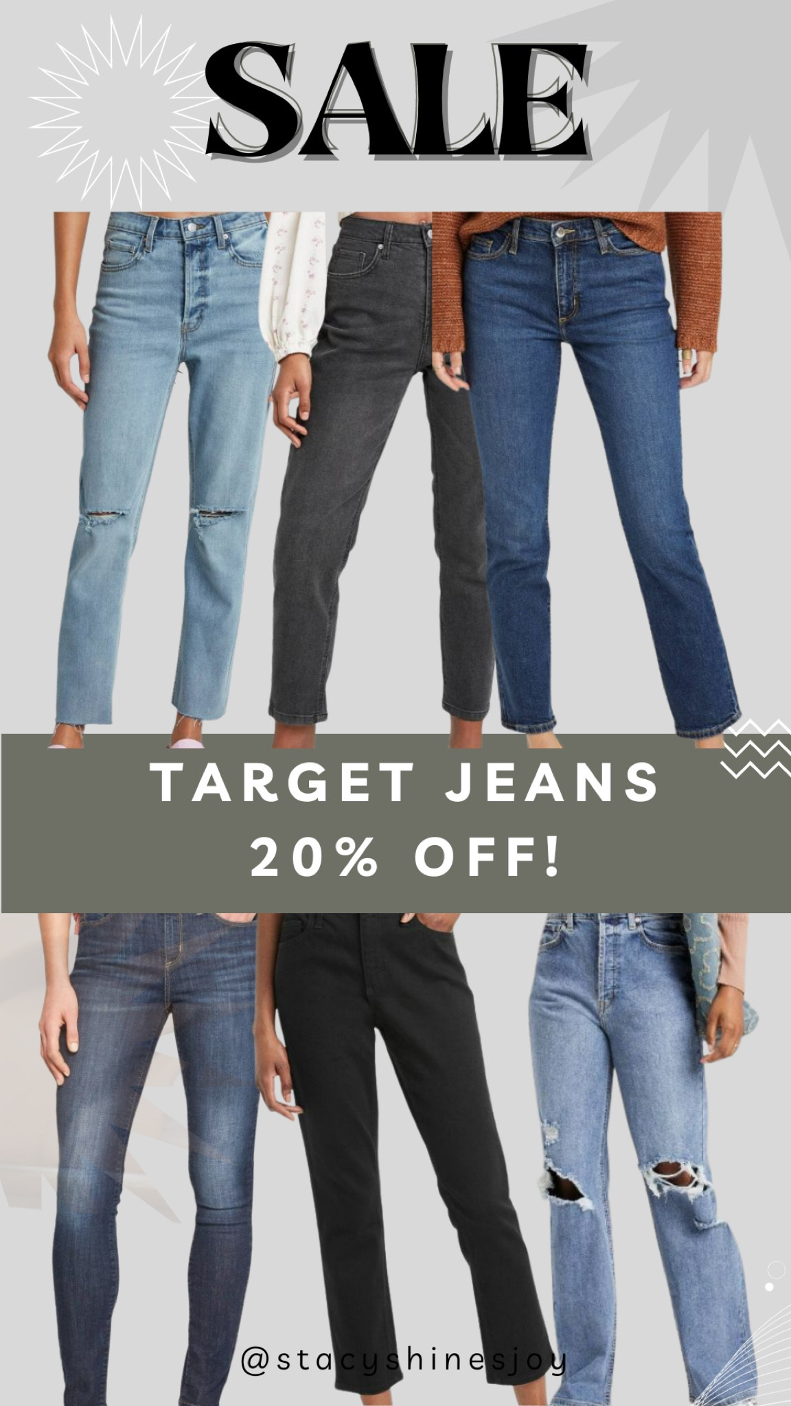 20% off jeans at Target! 
Some of my favorite jeans from target! Most I have or am ordering! 
All fit true to size for me! Straight leg, skinny, distressed, they have it all. 

#LTKunder50 #LTKsalealert #LTKstyletip