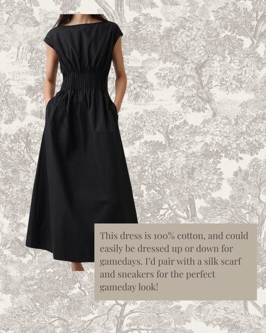 A black dress is always a closet staple you'll wear over and over! Love this for game day and fall with a sweater thrown over the shoulders!

#LTKootd #LTKSeasonal