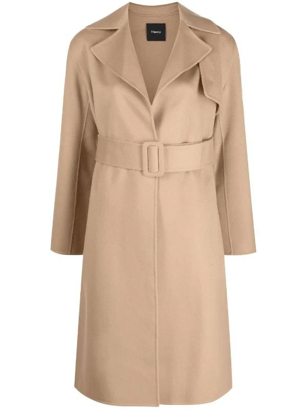 belted wrap trench coat | Farfetch Global