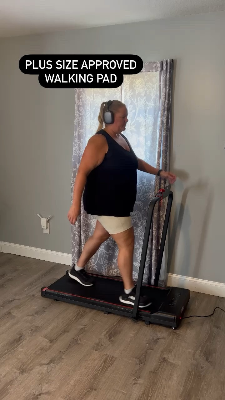 Plus size approved walking pad 

I did a lot of research before deciding on this one and so happy I did. This one has been great and love that it is easy to store. I also love having the handle as most walking pads do not have those. You can store standing up against a wall or under a bed. 

Walking pad | treadmill | Amazon find | walk at home | at home workout | at home gym | walk 

#LTKfitness #LTKplussize #LTKover40