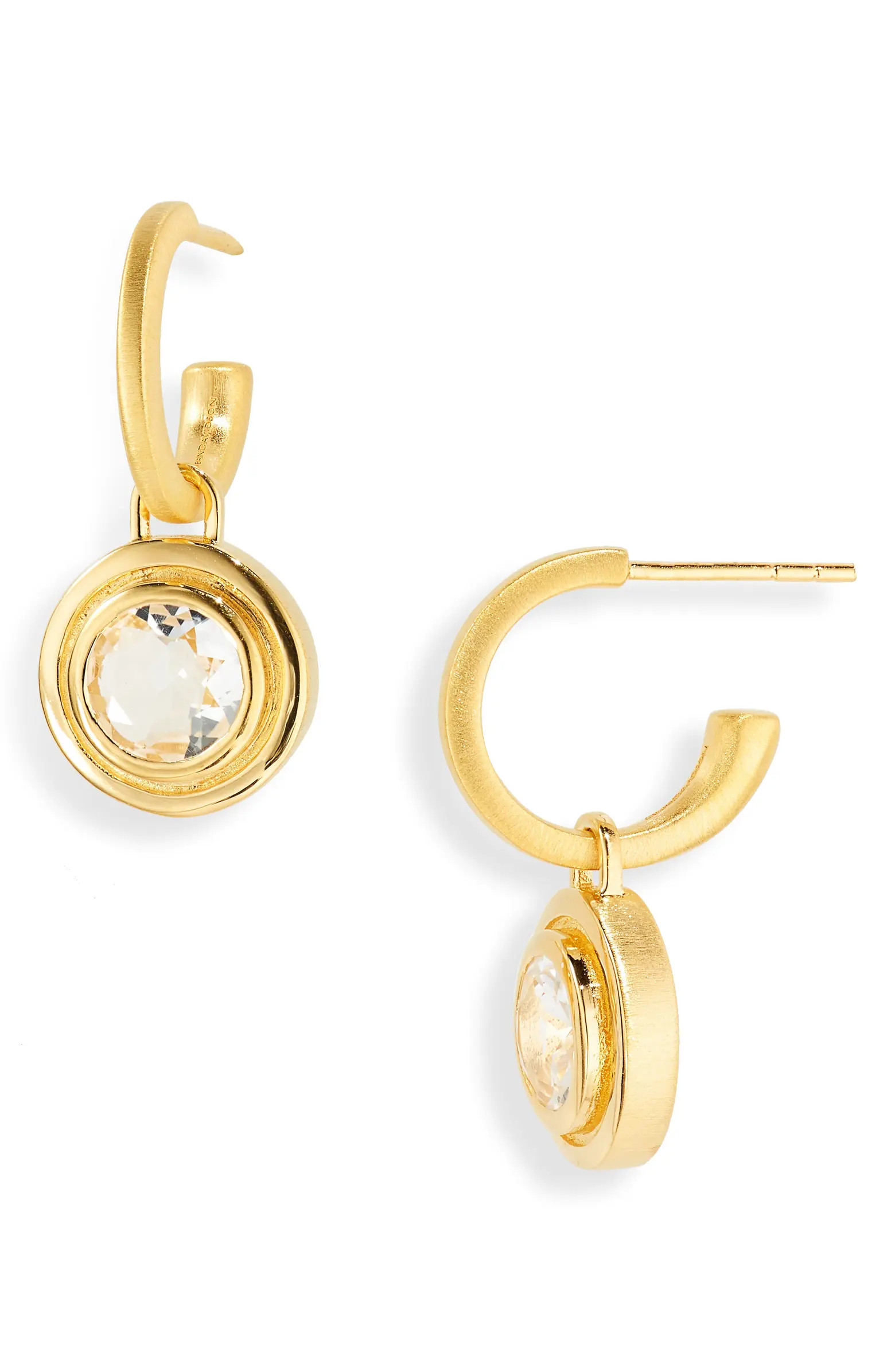 Dean Davidson Signet 2-in-1 Charm Huggie Hoop Earrings | Nordstrom | Nordstrom