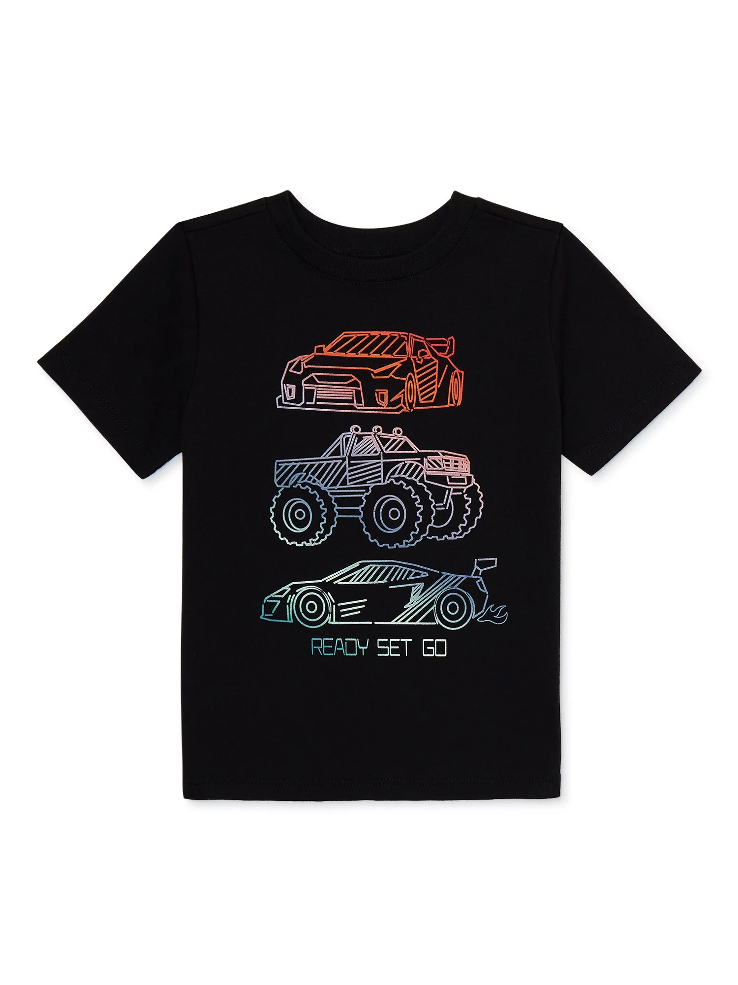 Garanimals Toddler Boys Short Sleeve Graphic T-Shirt, Sizes 12M-5T | Walmart (US)