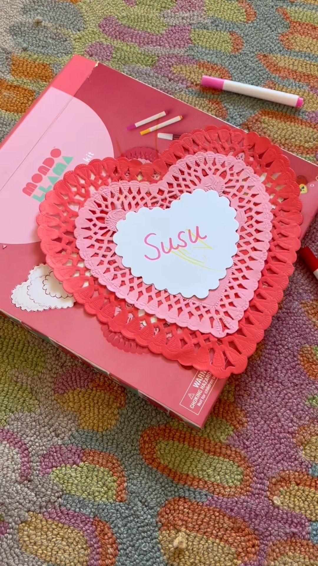 Valentines Craft with $5 Mondo Llama craft 

#LTKKids #LTKValentine