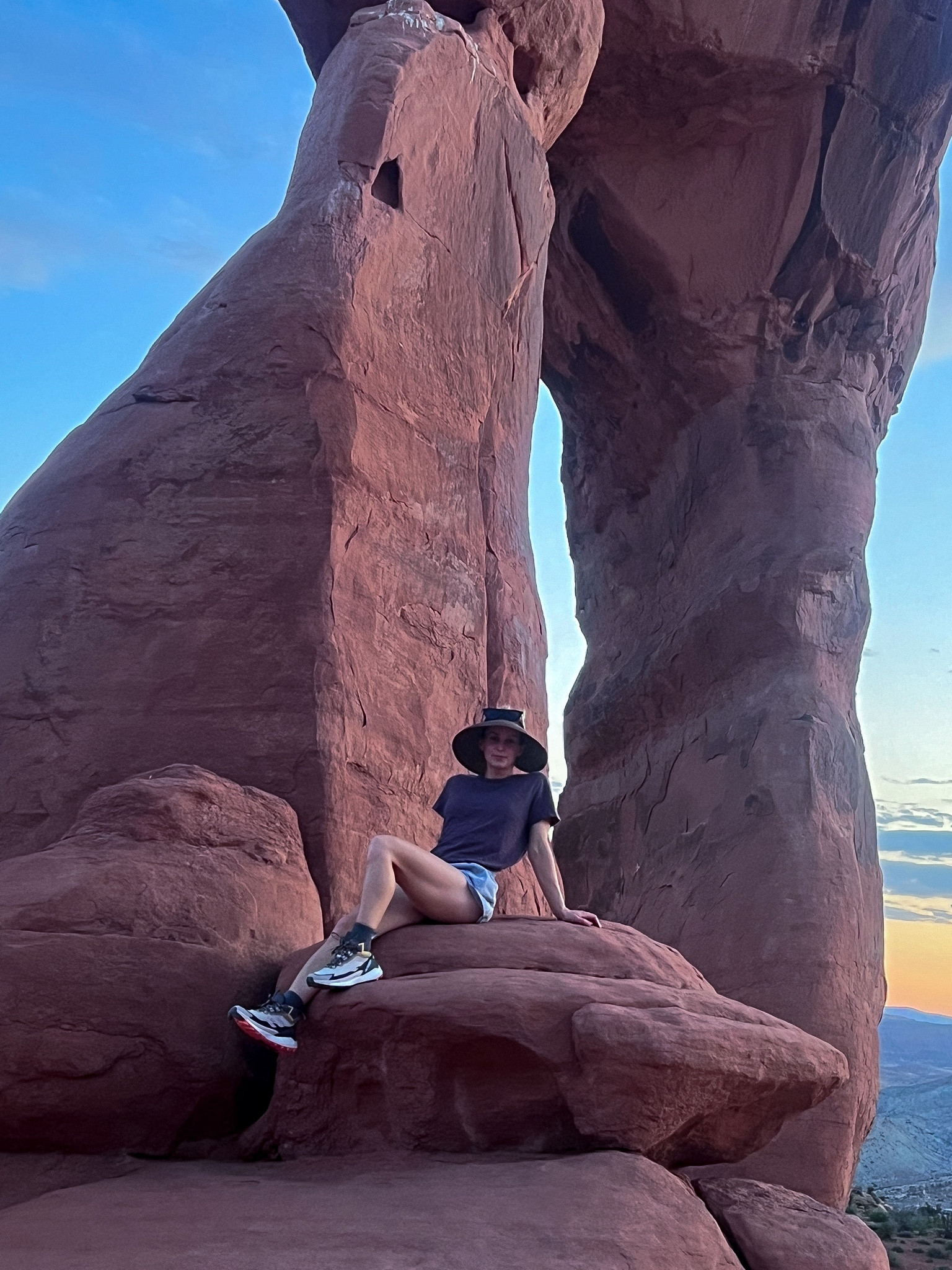 Perfect hiking gear for hot summer days: travel sun hat that you can wrap up, breathable hiking shorts, and comfy hiking shoes from adidas that I could wear right away and they didn’t beat up my feet! These shoes kept my feet completely protected during my trip in Utah

#LTKFitness #LTKActive #LTKTravel