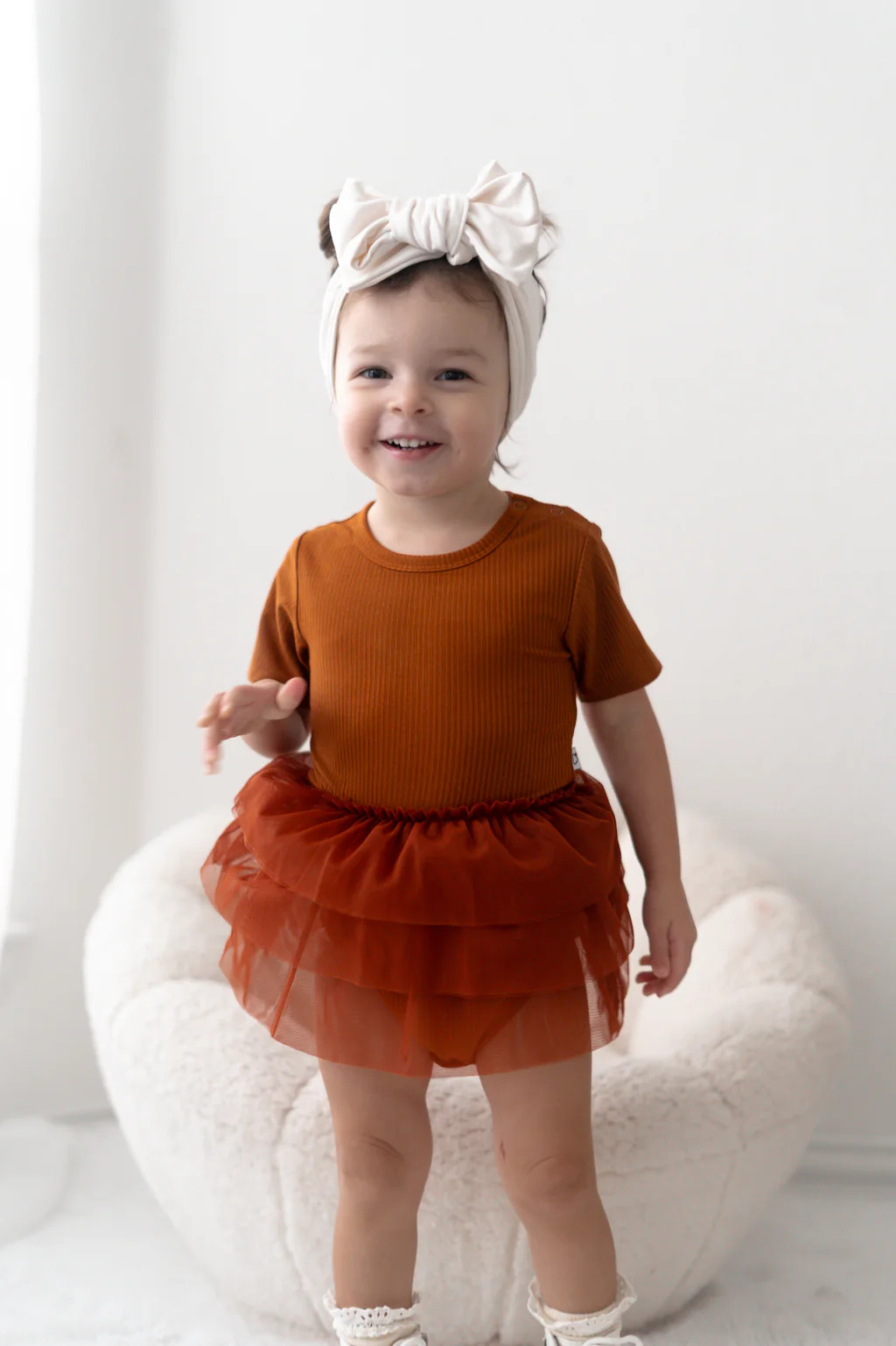 COPPER RIB DREAM TUTU BODYSUIT DRESS | Dream Big Little