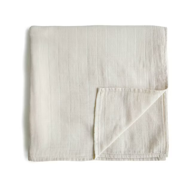 Mushie Muslin Swaddle Blanket Organic Cotton | Target