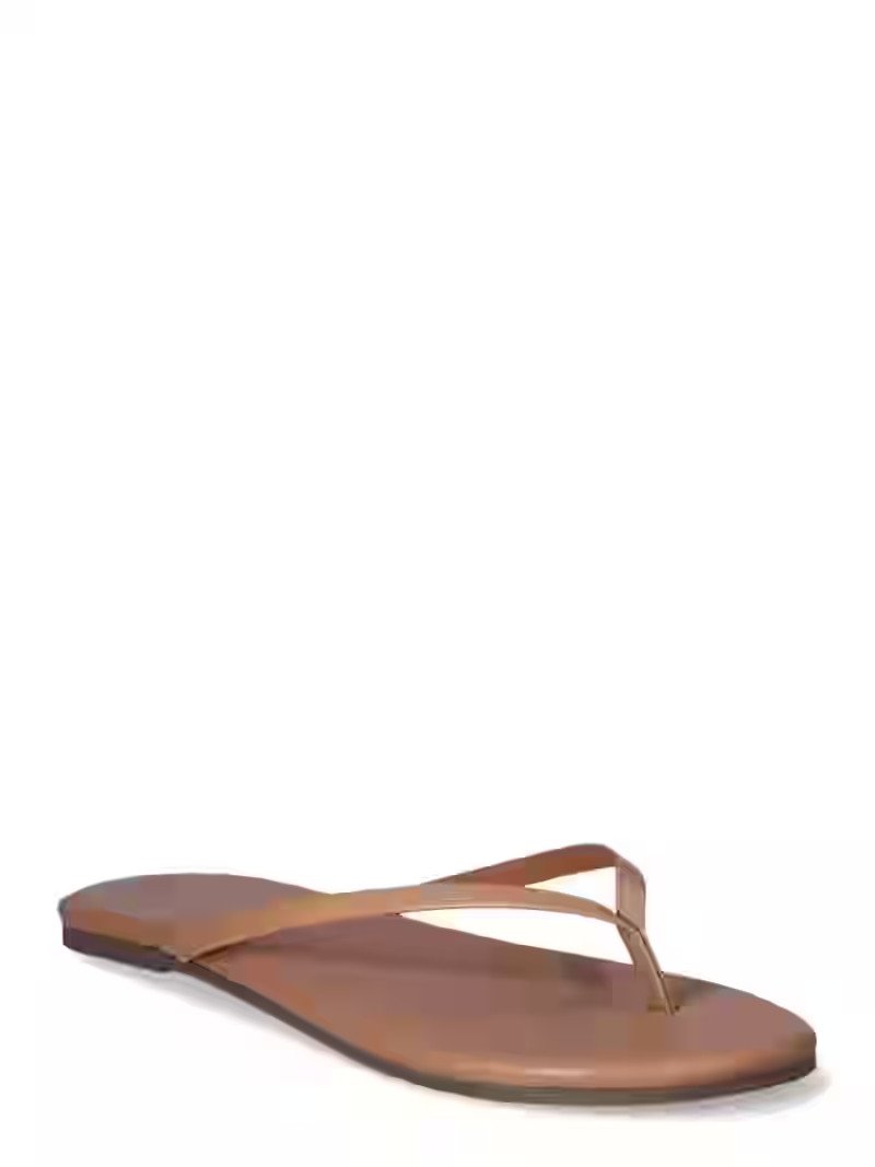 Time and Tru Women's Barely There Sandals, Wide Width Available | Walmart (US)
