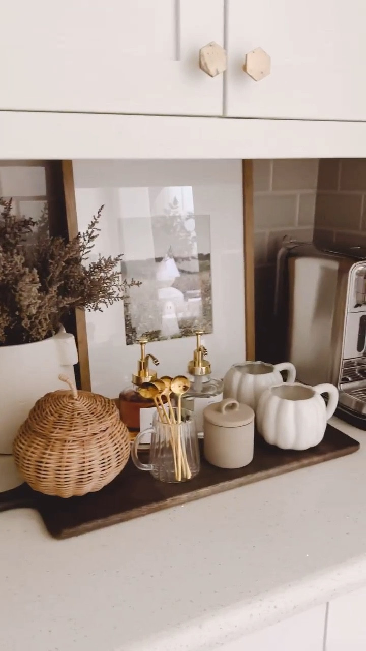 Throwback to this cute coffee station with my favorite pumpkin mugs. They’ll sell out fast. 

#LTKHome
