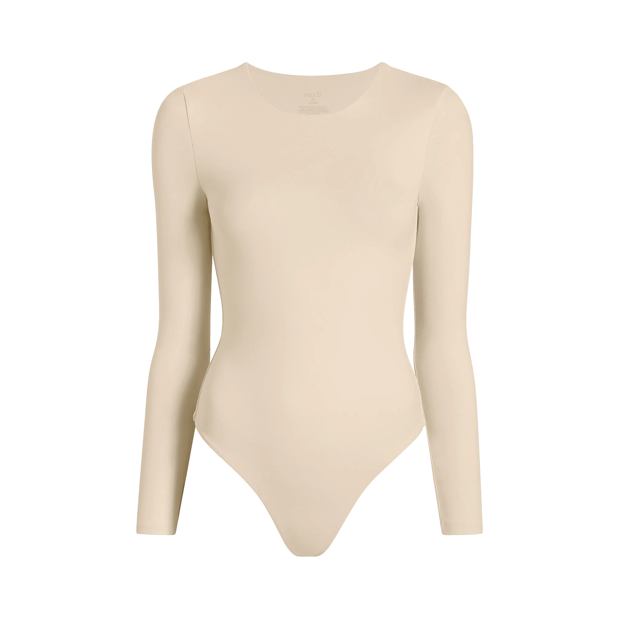 Long Sleeve Crewneck Bodysuit | nuuds