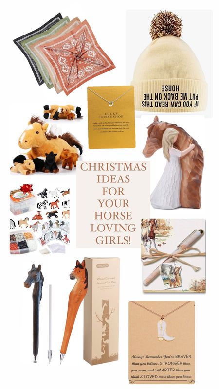 We’ve covered some of the girly gifts and now we have all things for your horse / pony loving girls! Pens, horse decor, stationary, stuffed animals, jewelry and so many more! Most of these finds are on Mabel’s list!  Amazon for the win for us last minute shoppers and all affordable  

#LTKSeasonal #LTKHoliday #LTKGiftGuide