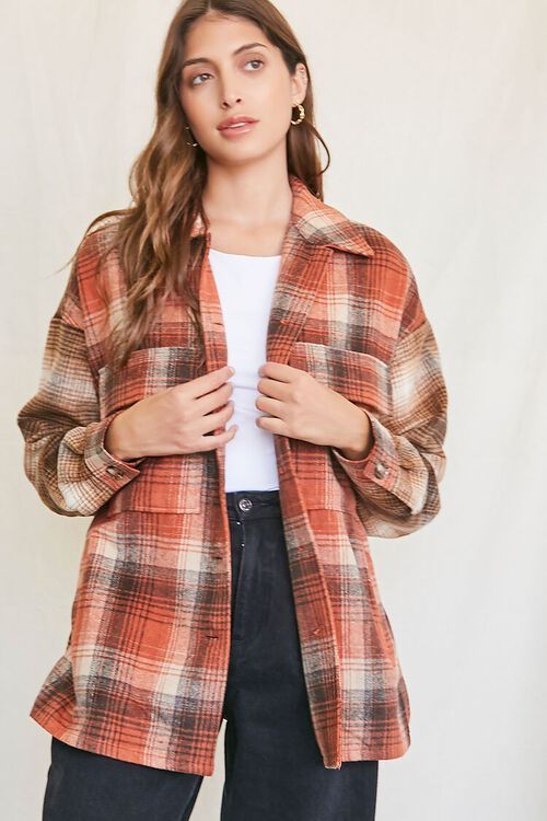 Plaid Flannel Shacket | Forever 21 (US)