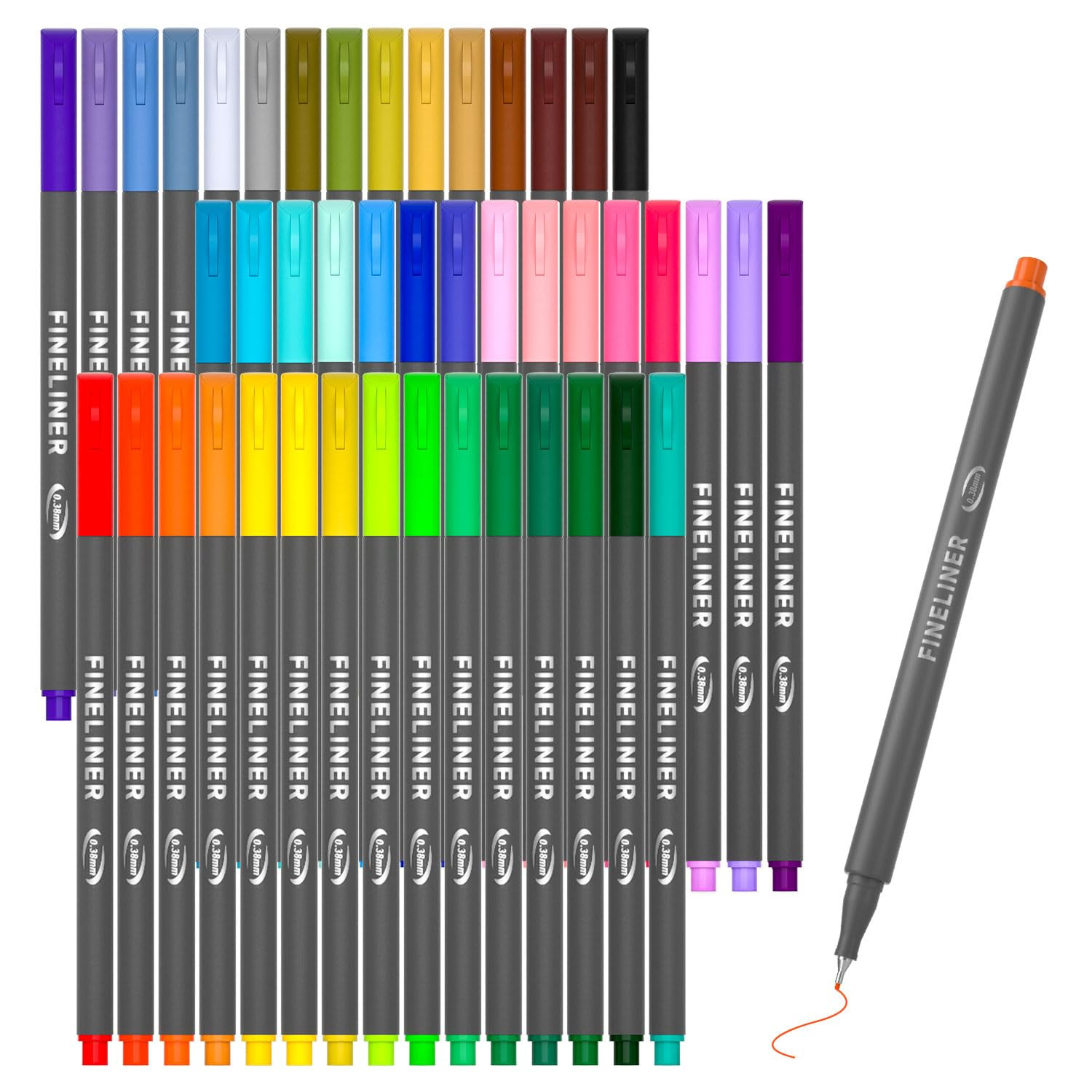 Vanstek 46 Pack Journal Planner Colored Pens, Fineliner Pens for Journaling, Writing Coloring Dra... | Amazon (US)