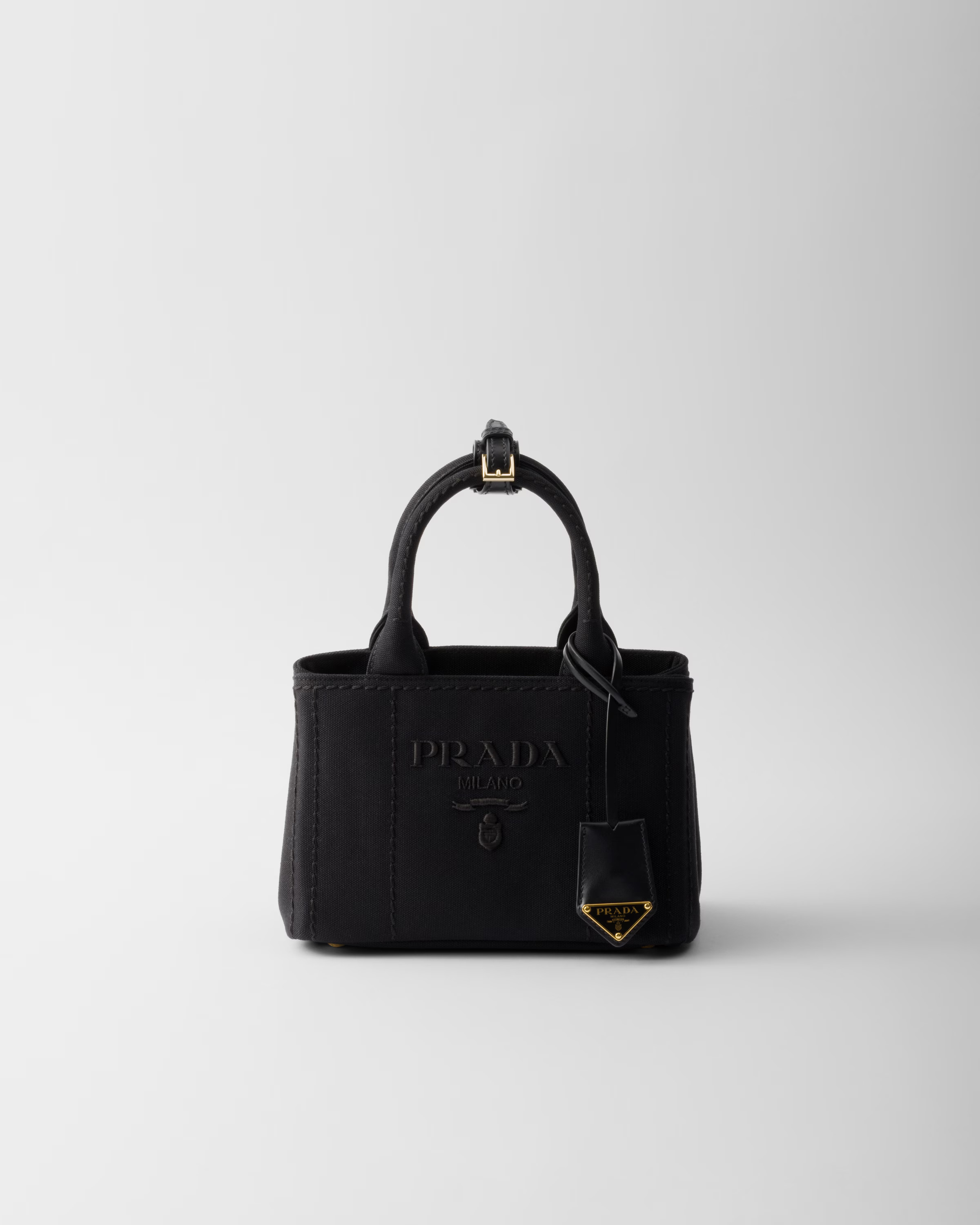 Cotton canvas mini handbag | Prada US