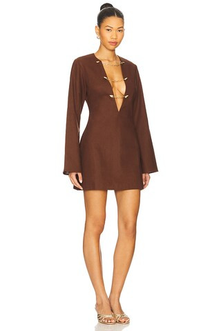 Soraya Mini Kaftan in Bronte | Revolve Clothing (Global)