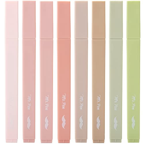 Mr. Pen- Aesthetic Highlighters No Bleed, 8 Pack, Boho Colors, Chisel Tip | Amazon (US)