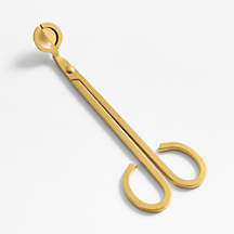 Apotheke Brass Finish Wick Trimmer + Reviews | Crate & Barrel | Crate & Barrel