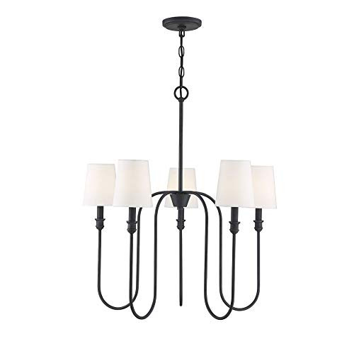 5 Light Chandelier in Mid-Century Modern Style-29.25 Inches Tall and 27.25 Inches Wide-Aged Iron ... | Amazon (US)