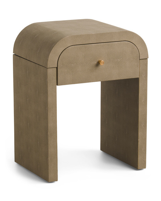 Kailee Shagreen Side Table | TJ Maxx