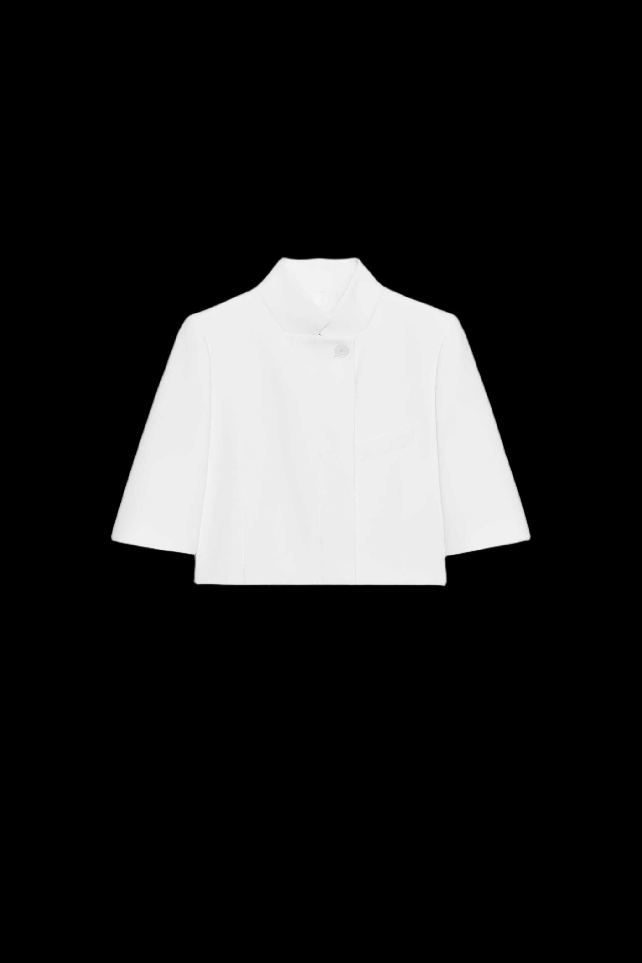 SHORT SLEEVE CROPPED BLAZER ZW COLLECTION | Zara US