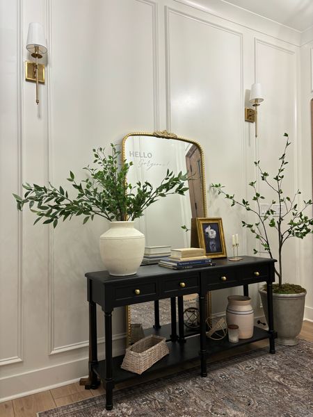 Styling this foyer has really been a challenge for me to feel like I nailed it! This large urn vase def will be a landmark for me, though! 

#LTKhome