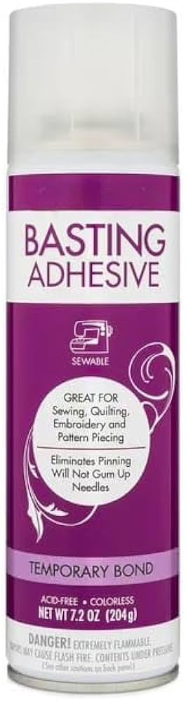 Basting Adhesive Fabric Spray – 7.2 oz – Temporary Fabric Bond for Quilting (Pack of 1) | Amazon (US)