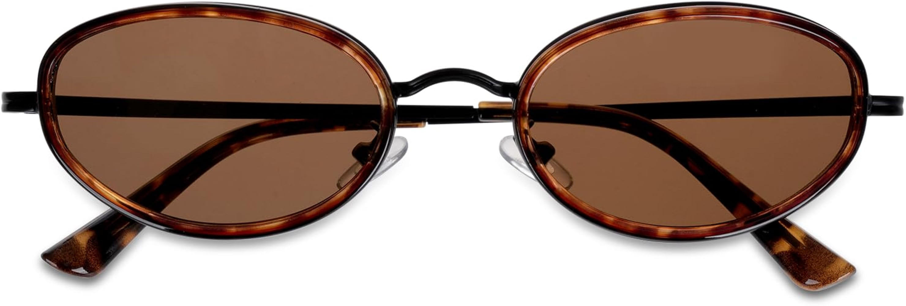 Rbenxia Retro Oval Sunglasses for Women Men 80s 90s Chic Y2k Sunnies Small Trendy Vintage Round S... | Amazon (US)