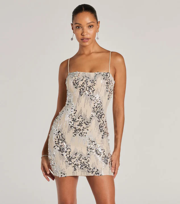 Sparkly Desire Bodycon Sequin Mini Dress | Windsor Stores