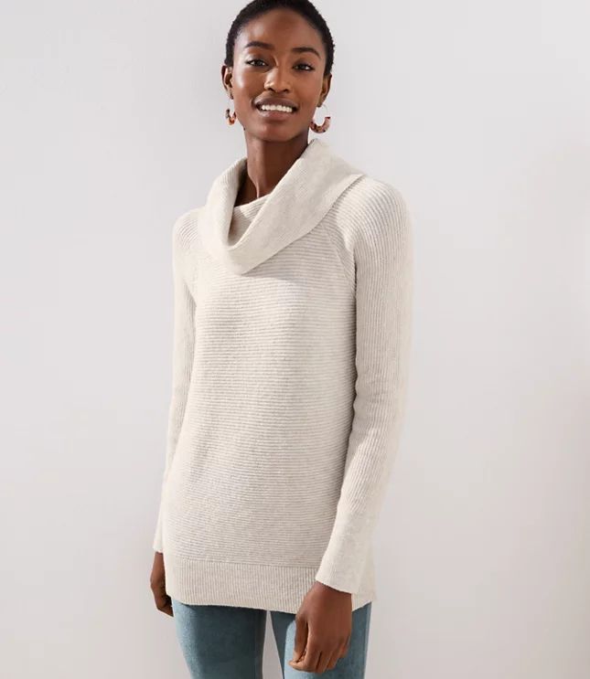 Cowl Neck Tunic Sweater | LOFT | LOFT