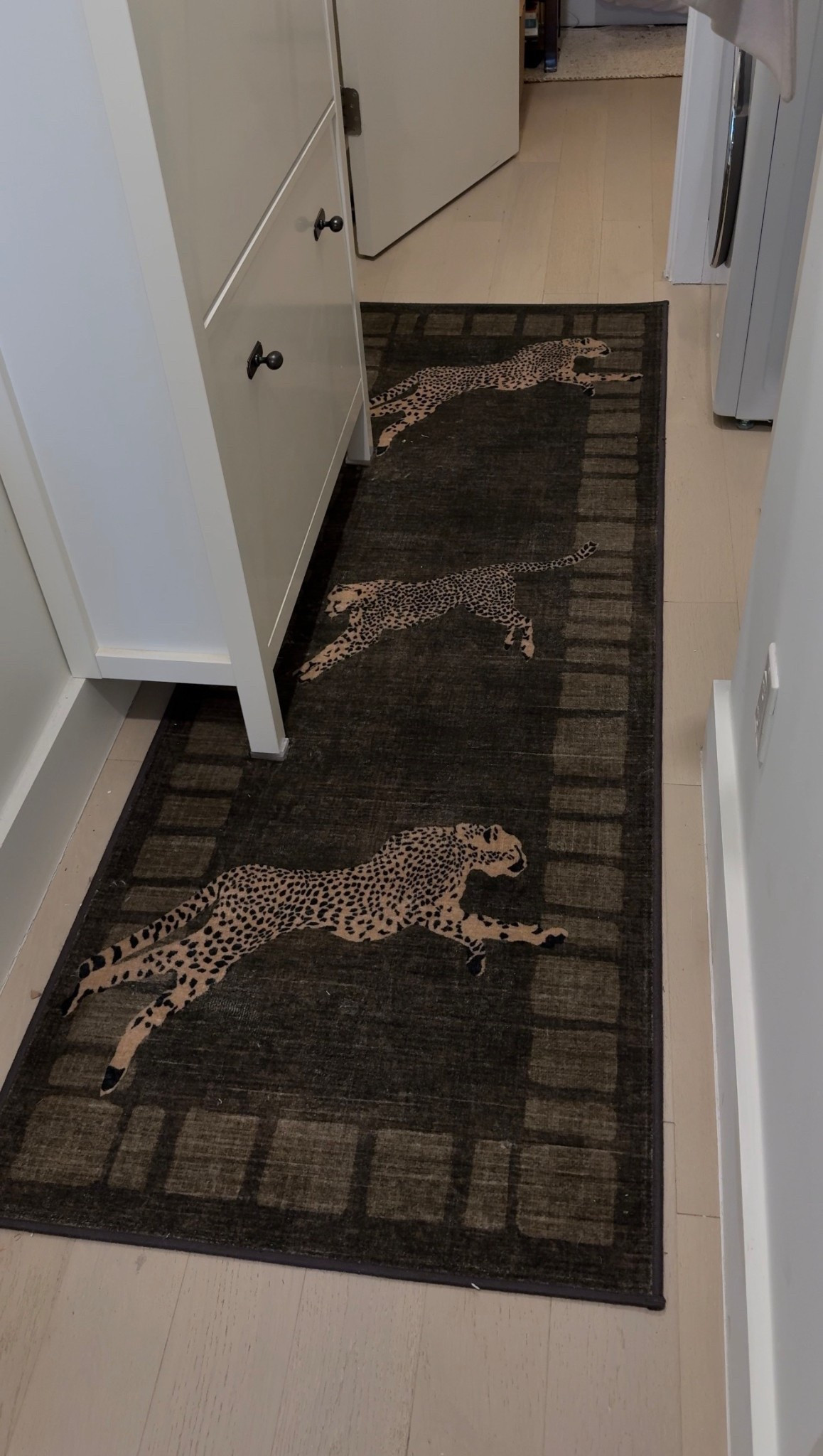 Washable Green Cheetah Floor Runner 

#LTKHome