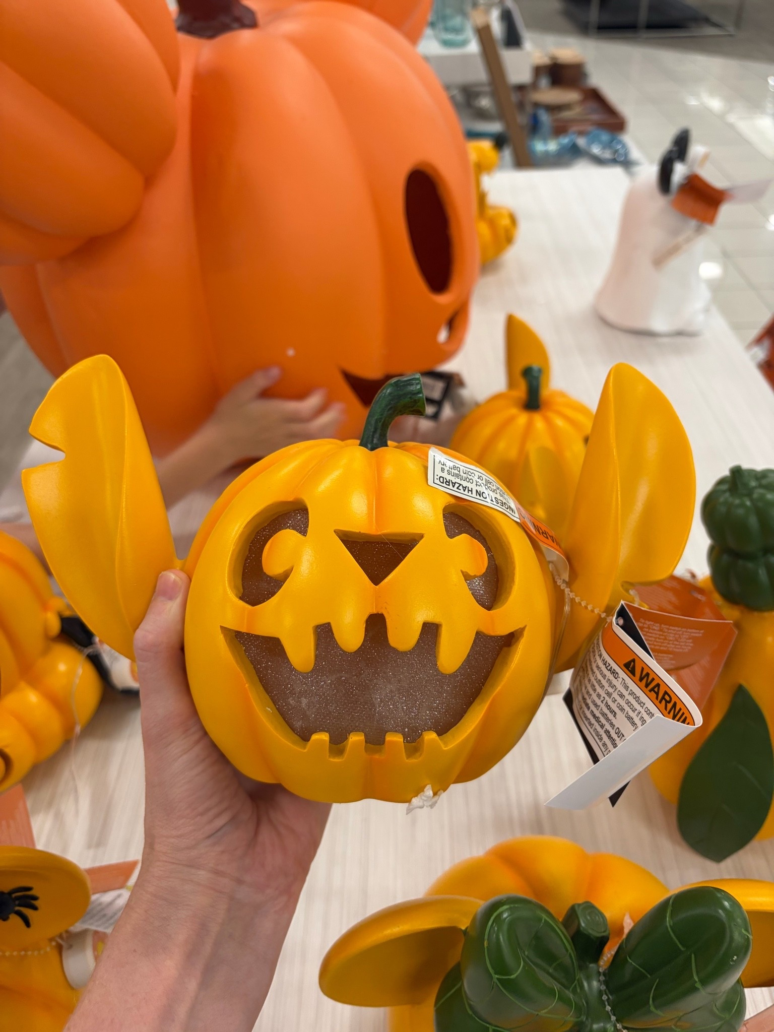 Omg LED Stitch pumpkin at Kohls 🎃🎃

#LTKHome #LTKSeasonal