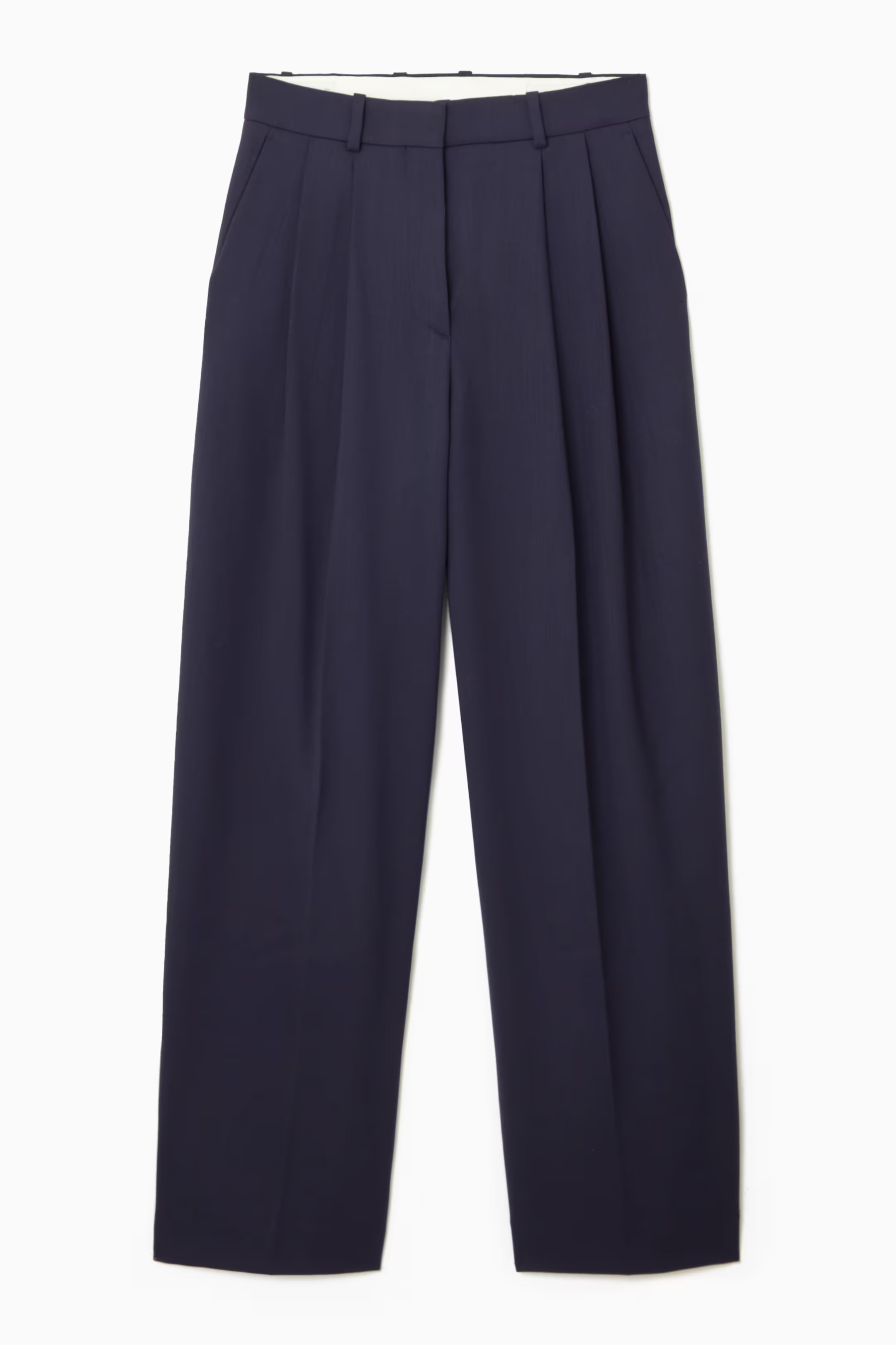WIDE-LEG TAILORED WOOL TROUSERS | H&M (UK, MY, IN, SG, PH, TW, HK)