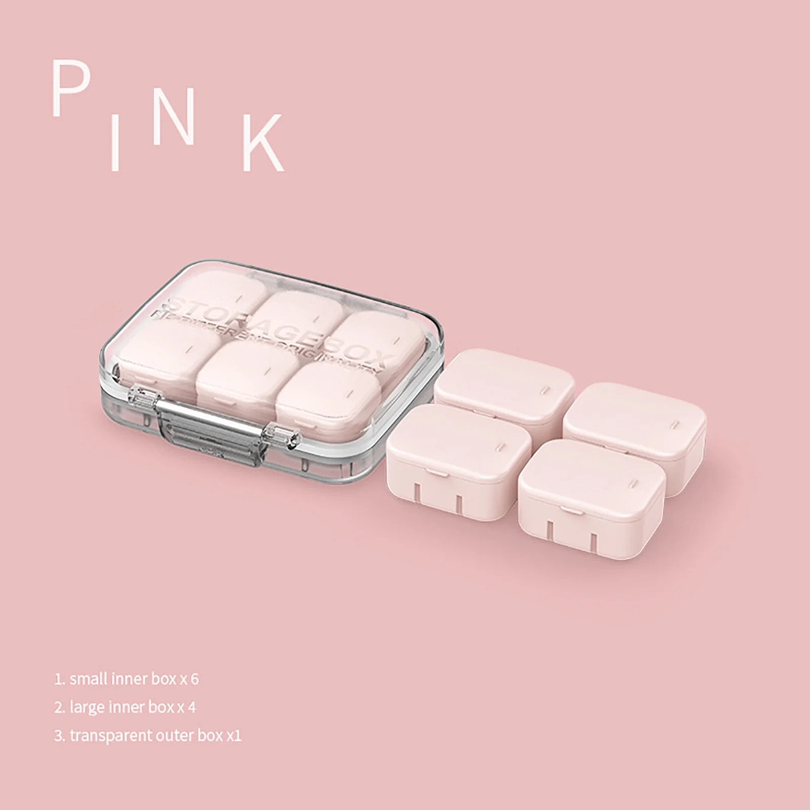 BTTGGLhn Large Capacity Sub-packed Mini Box Portable Small Outdoor Portable Sealed Large Capacity... | Walmart (US)