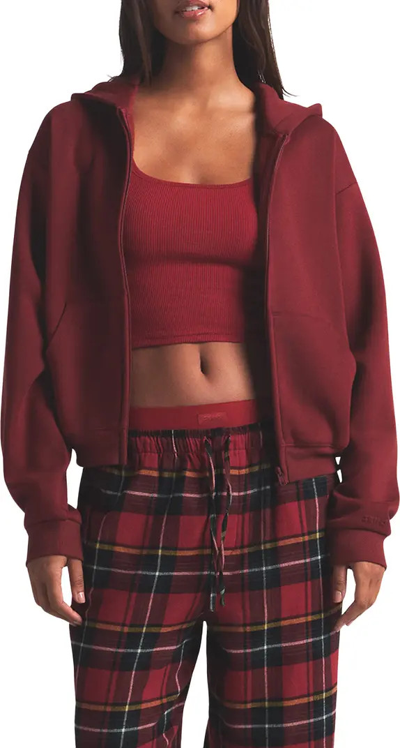 Cotton Fleece Blend Classic Zip-Up Hoodie | Nordstrom