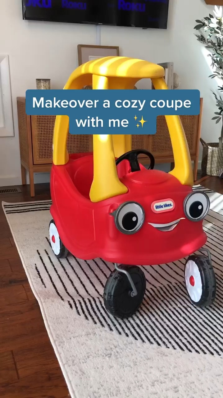 Viral VW Volkswagen van cozy coupe makeover, blush pink and white 🩷🤍

Paint colors: 
🩷rustic pink (in ultra matte finish) by Rustoleum
🤍white (flat white primer)
🩶 finish: clear matte polyurethane 

#LTKFamily #LTKVideo #LTKKids